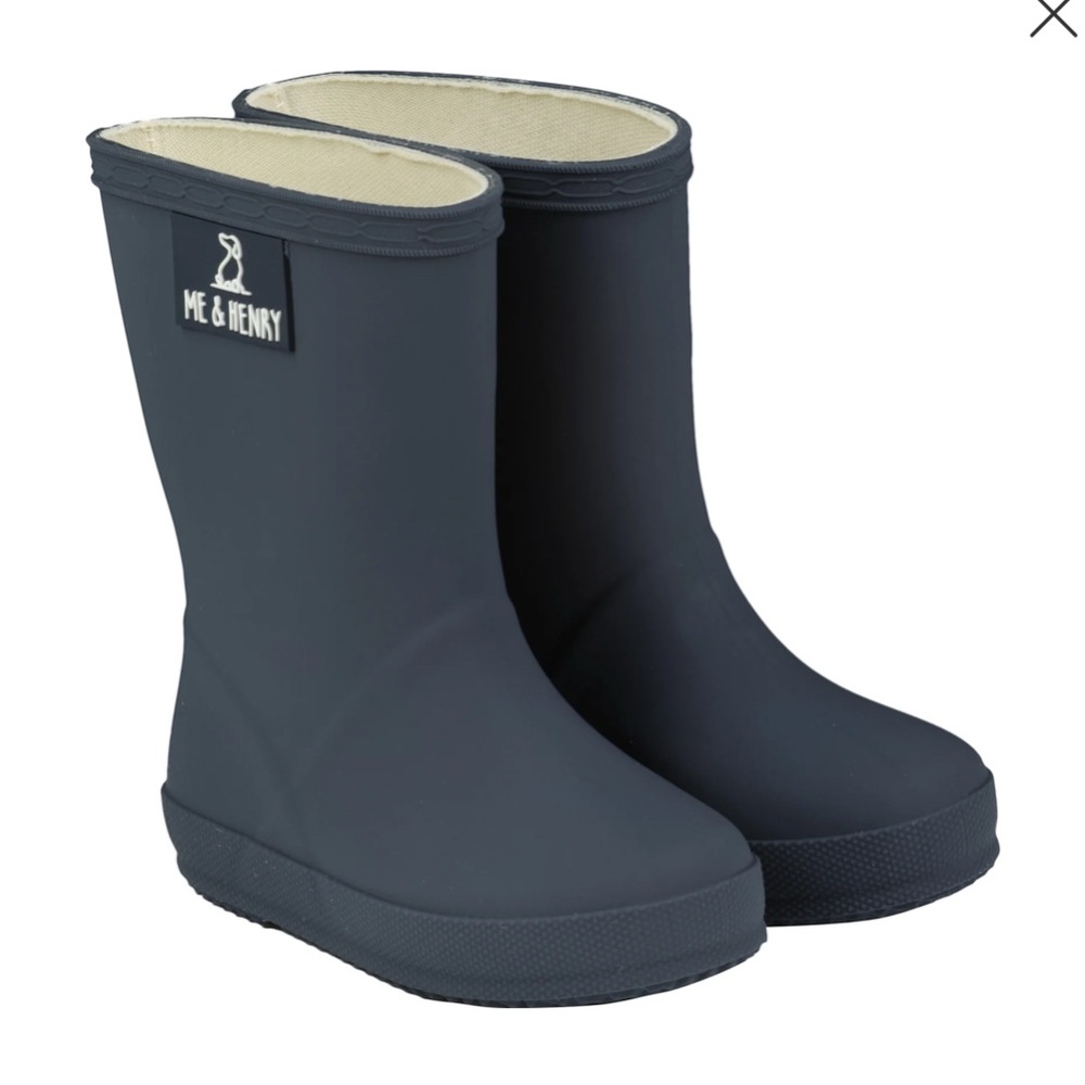 Kids Rain Boots - Navy